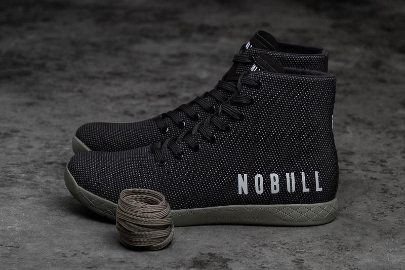 Black Nobull High-Top Ivy Women's Trainers | CA E1919B